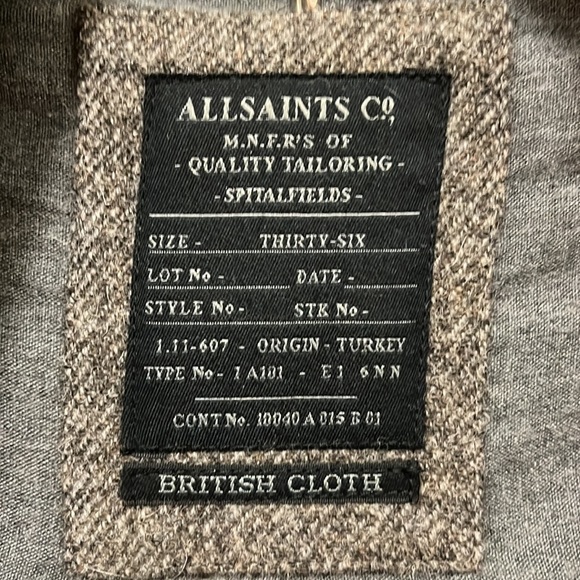 All Saints wool coat - Picture 3 of 5